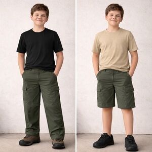 REI Co-op Boys Convertible Cargo Pants 14–16